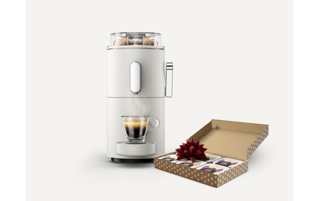 Portionskaffeemaschine CoffeeB Globe Weiss<br>Kaffeemaschine