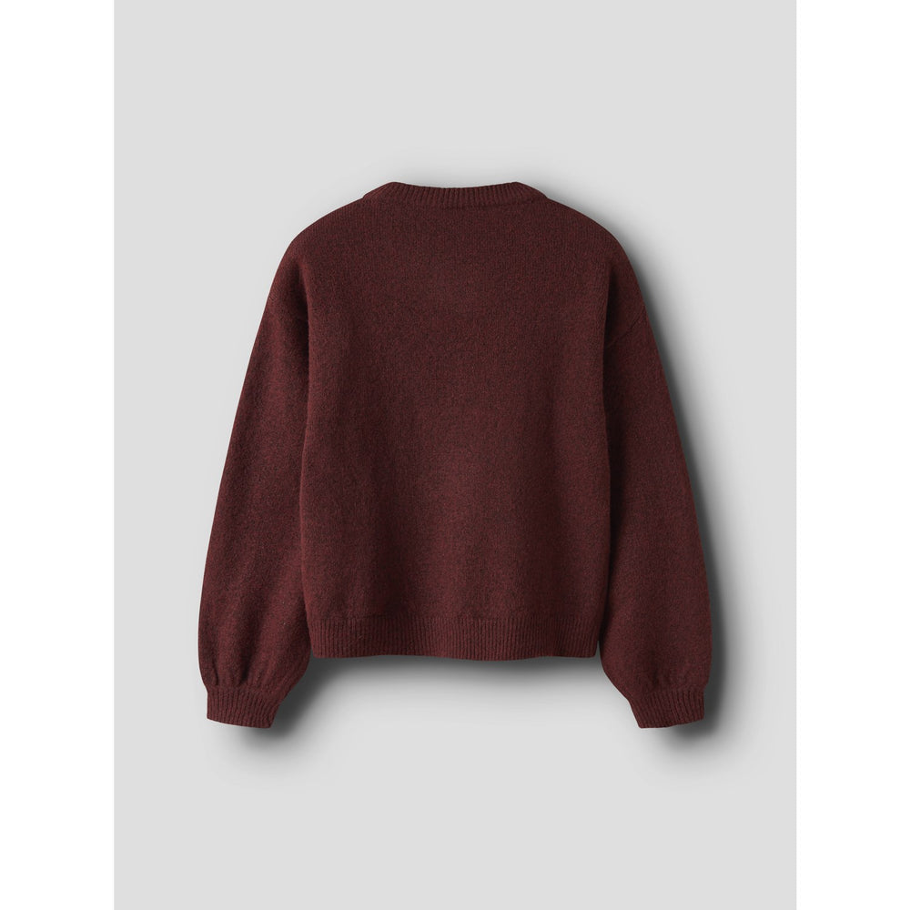 Køb Name It Burgundy Nkfodessana Ls Strik