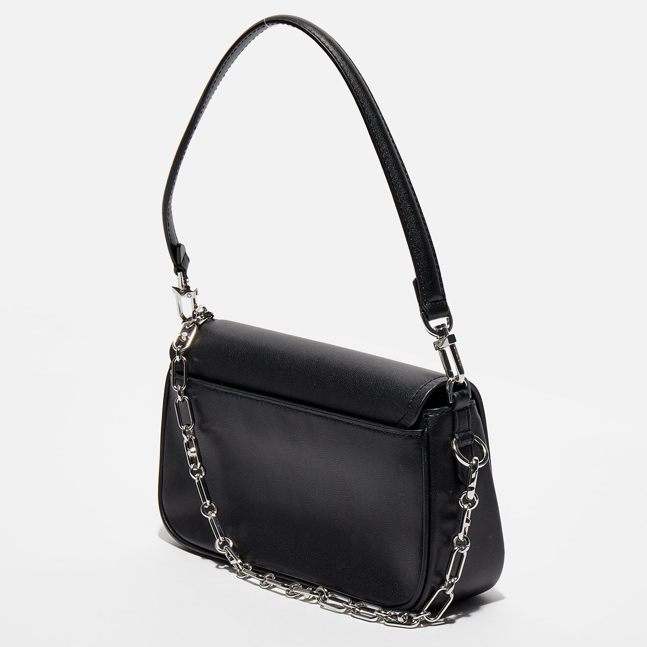 Michael Kors Petit sac bandoulière en Cuir Parker noir - 26x14x7 cm