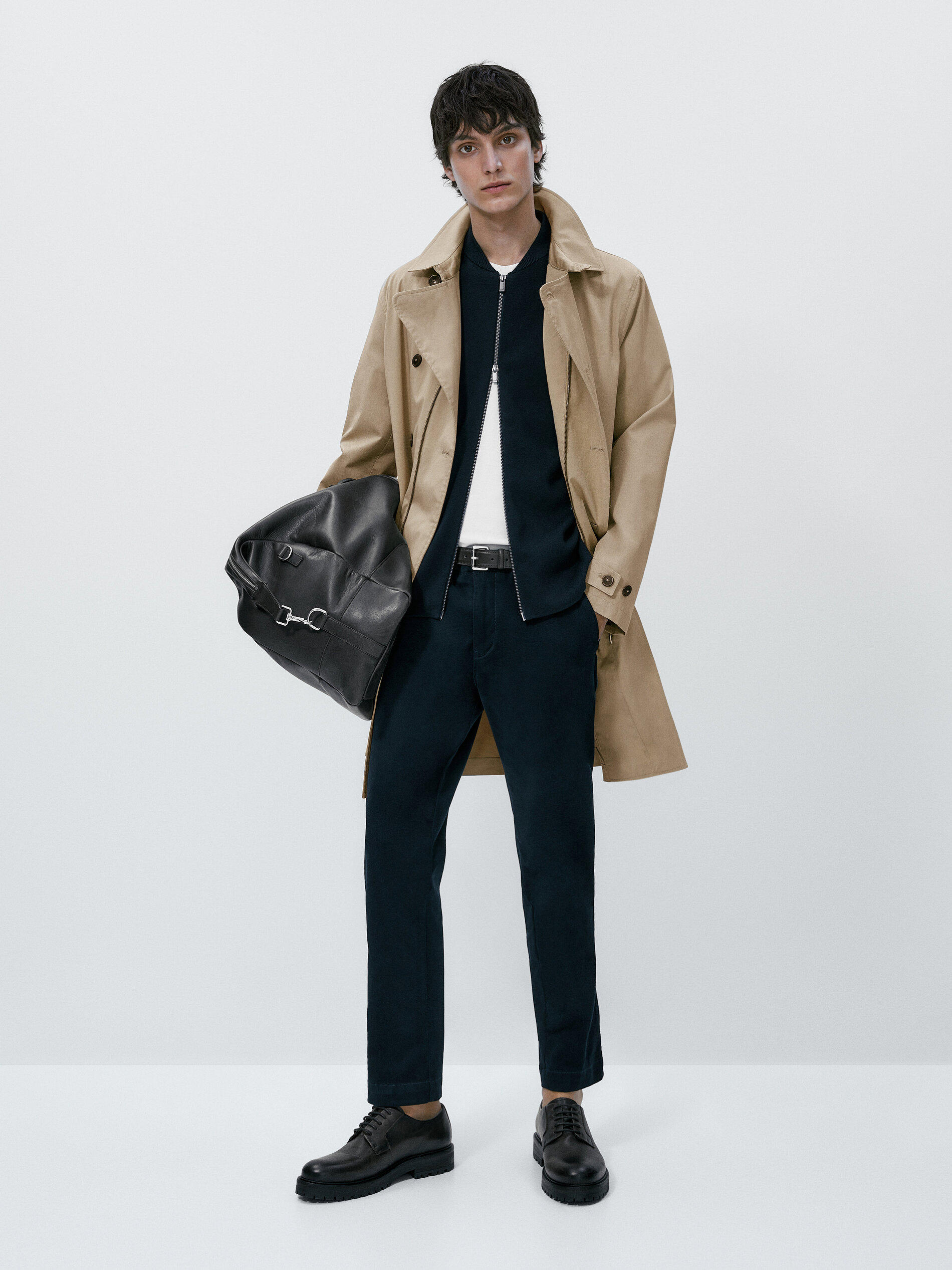 Cardigã estilo bomber - AZUL MARINHO