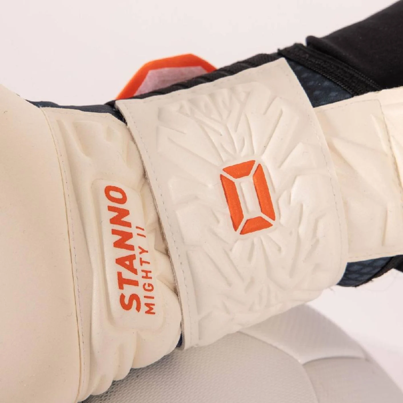 Stanno Mighty II Keepershandschoenen Donkerblauw Wit Zwart Oranje
