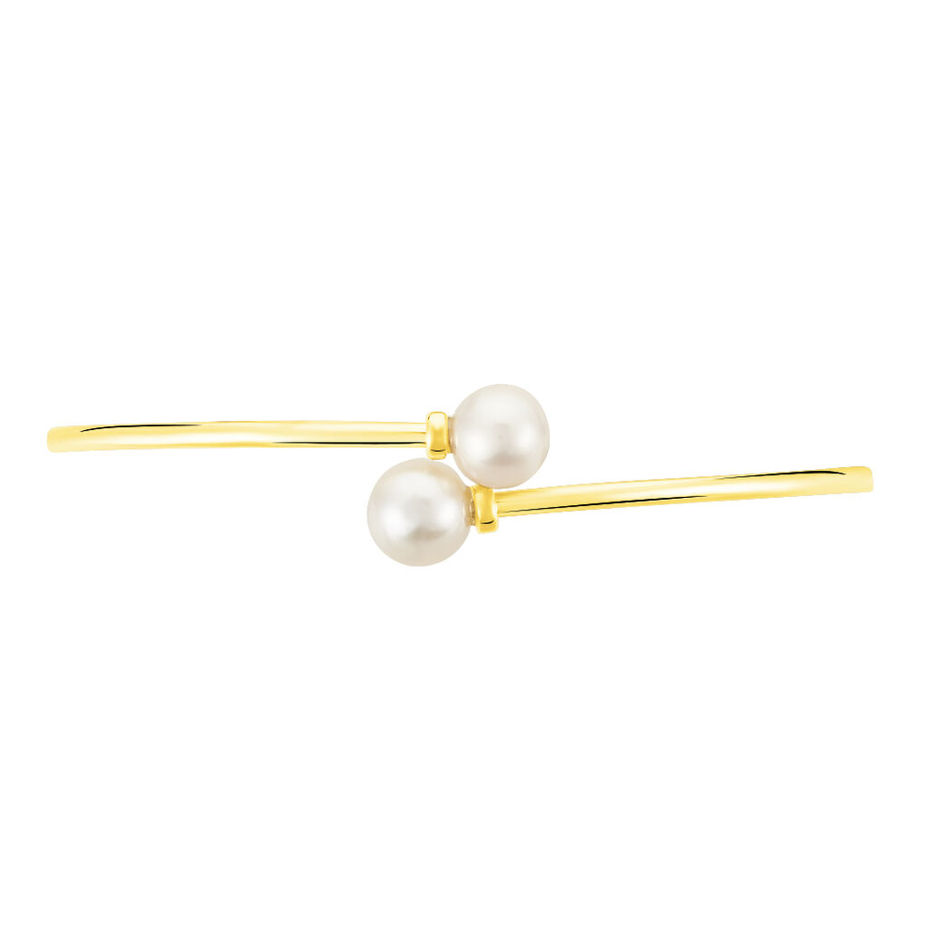 Bracelet Jonc Sammy Or Jaune Perle De Culture