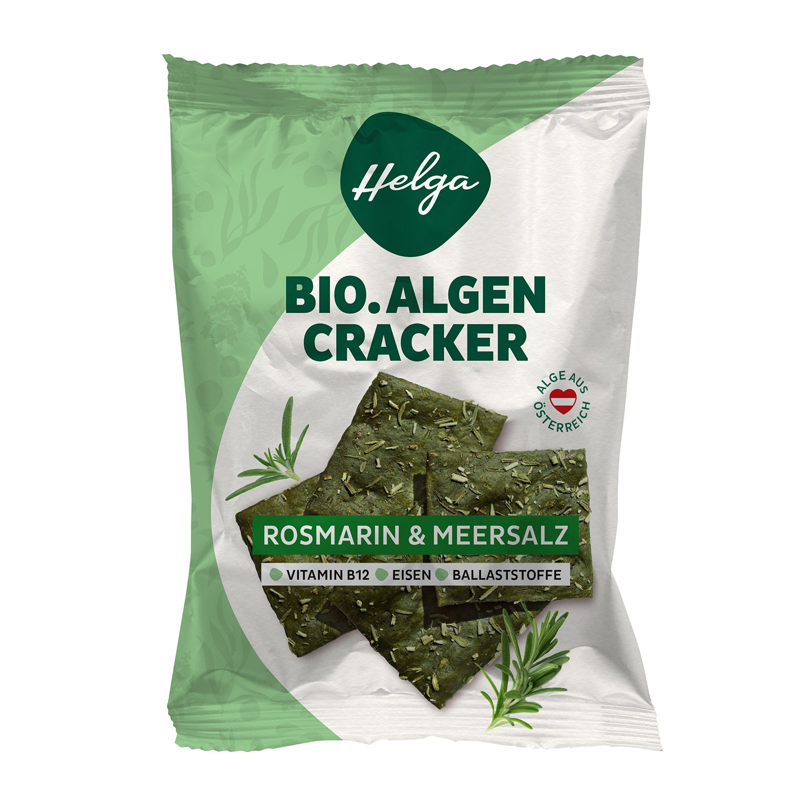 Helga Algen Cracker Rosmarin & Meersalz