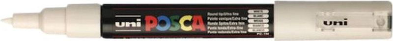Posca - Lakmarker Uni - Wit - Set van 6 - 0,7-1mm