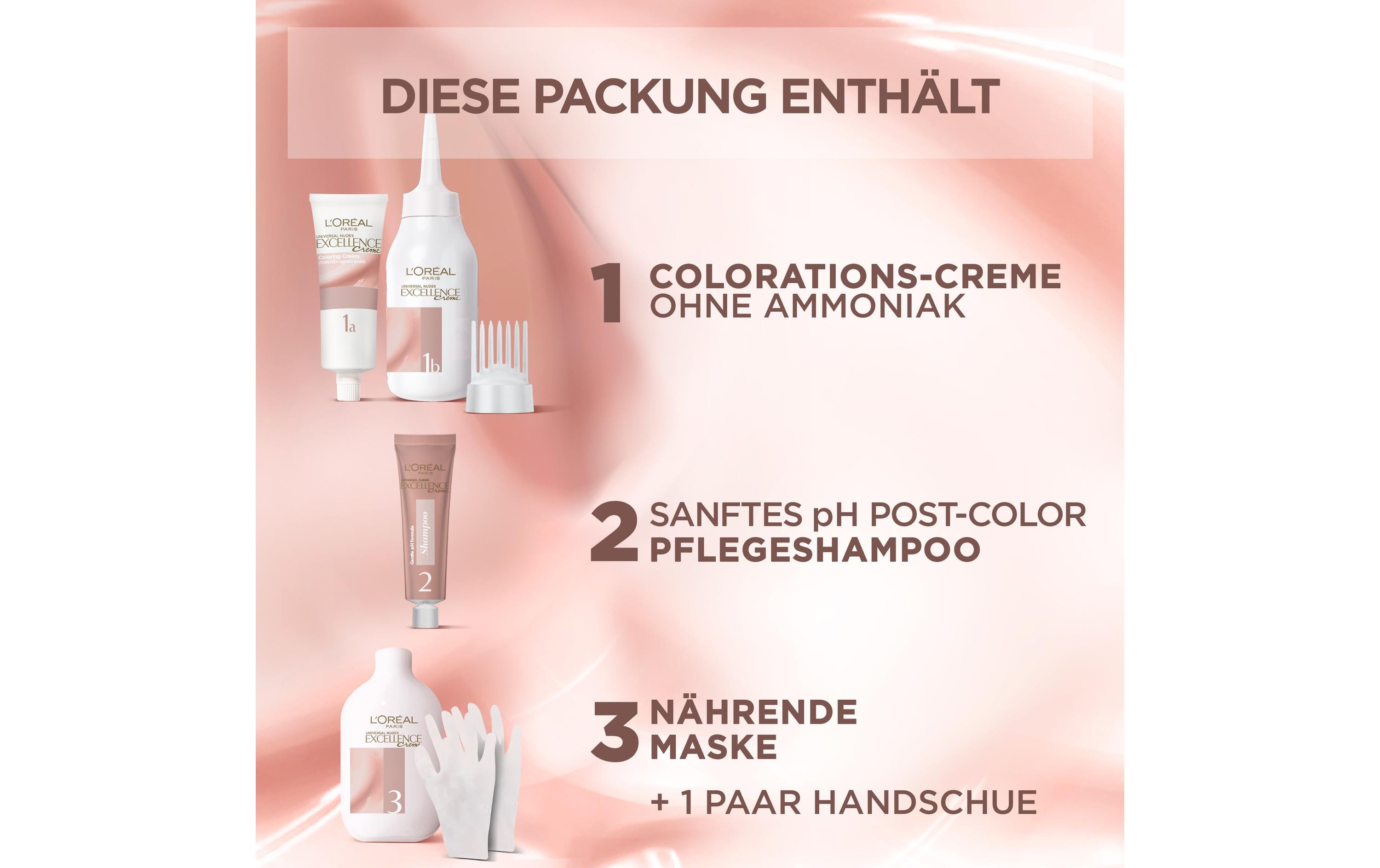 Haarcoloration Ex Crème Nudes 7U Universelles BlondHochwertige Coloration für die Haare