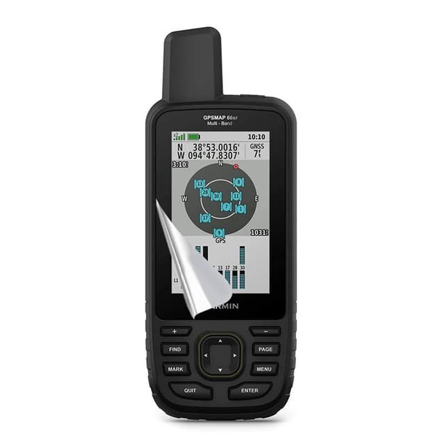 2-Pak Skærmbeskytter PET film Garmin GPSMAP 66sr