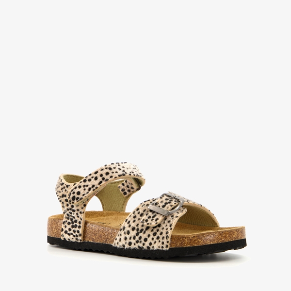 Scapino meisjes bio sandalen met cheetah print