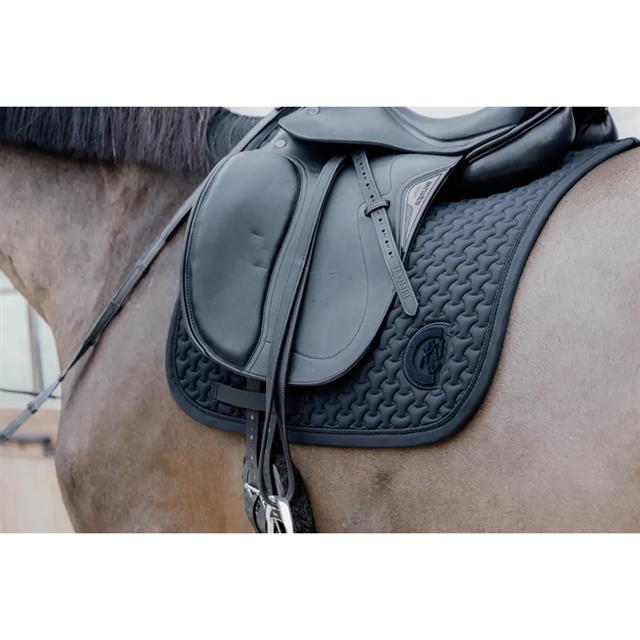 Zadeldek Kentucky Plaited 3D Logo Dressuur Zwart