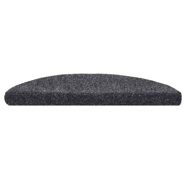 vidaXL Selvklebende trappematter nålestempel 15 stk 56x17x3cm mørk grå