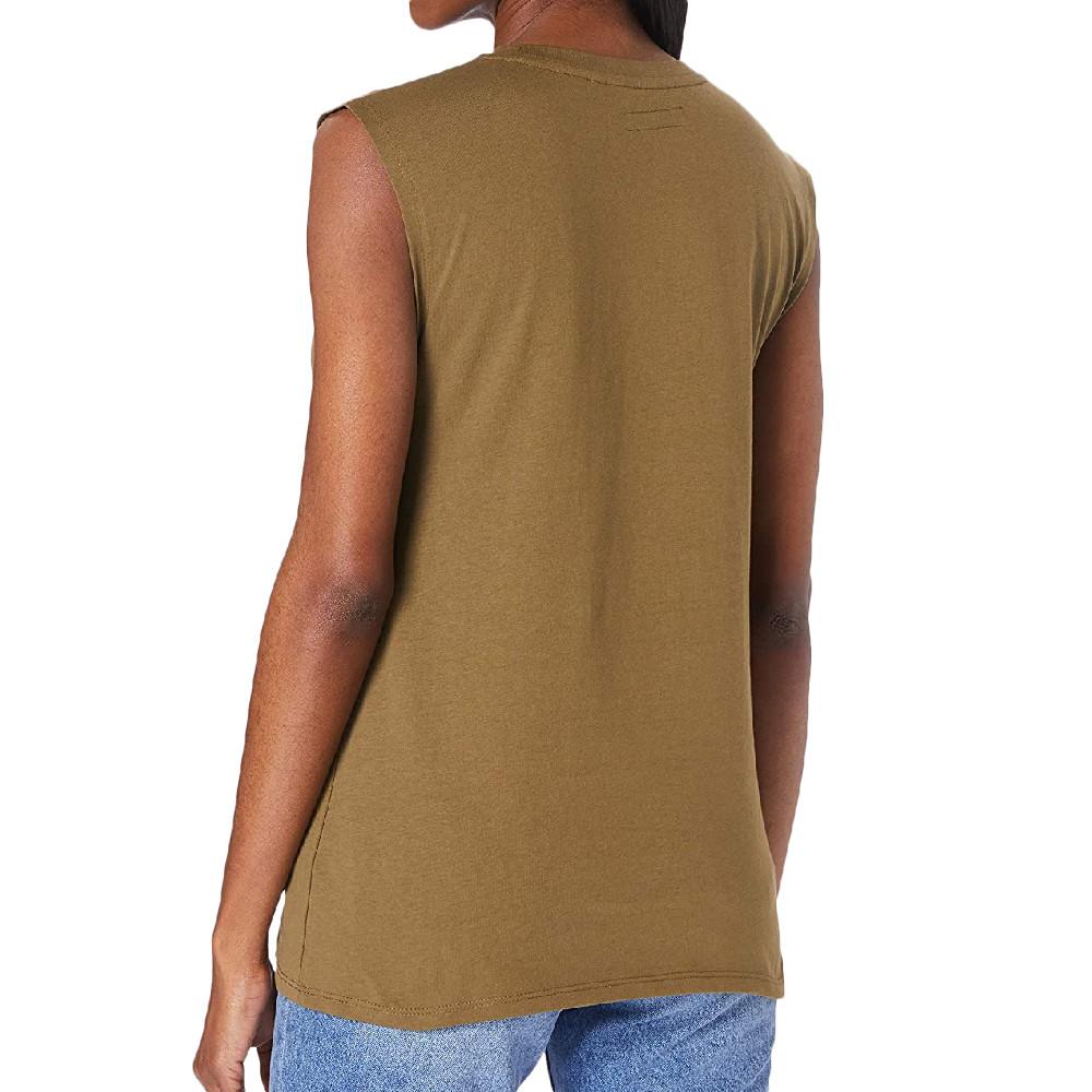 Superdry T-shirt Kaki Femme Superdry Military