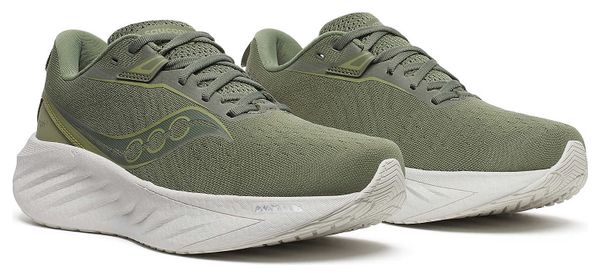 Chaussures Running Saucony Triumph 22 Kaki Homme