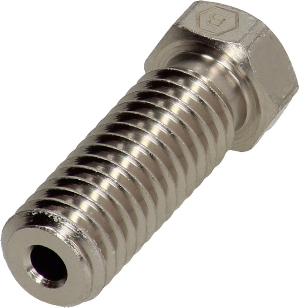 BROZZL  Düse Plated Copper für Volcano, 0,8 mm    Speziell beschichtete Düse für Volcano Hot-Ends in verschiedenen Durchmessern