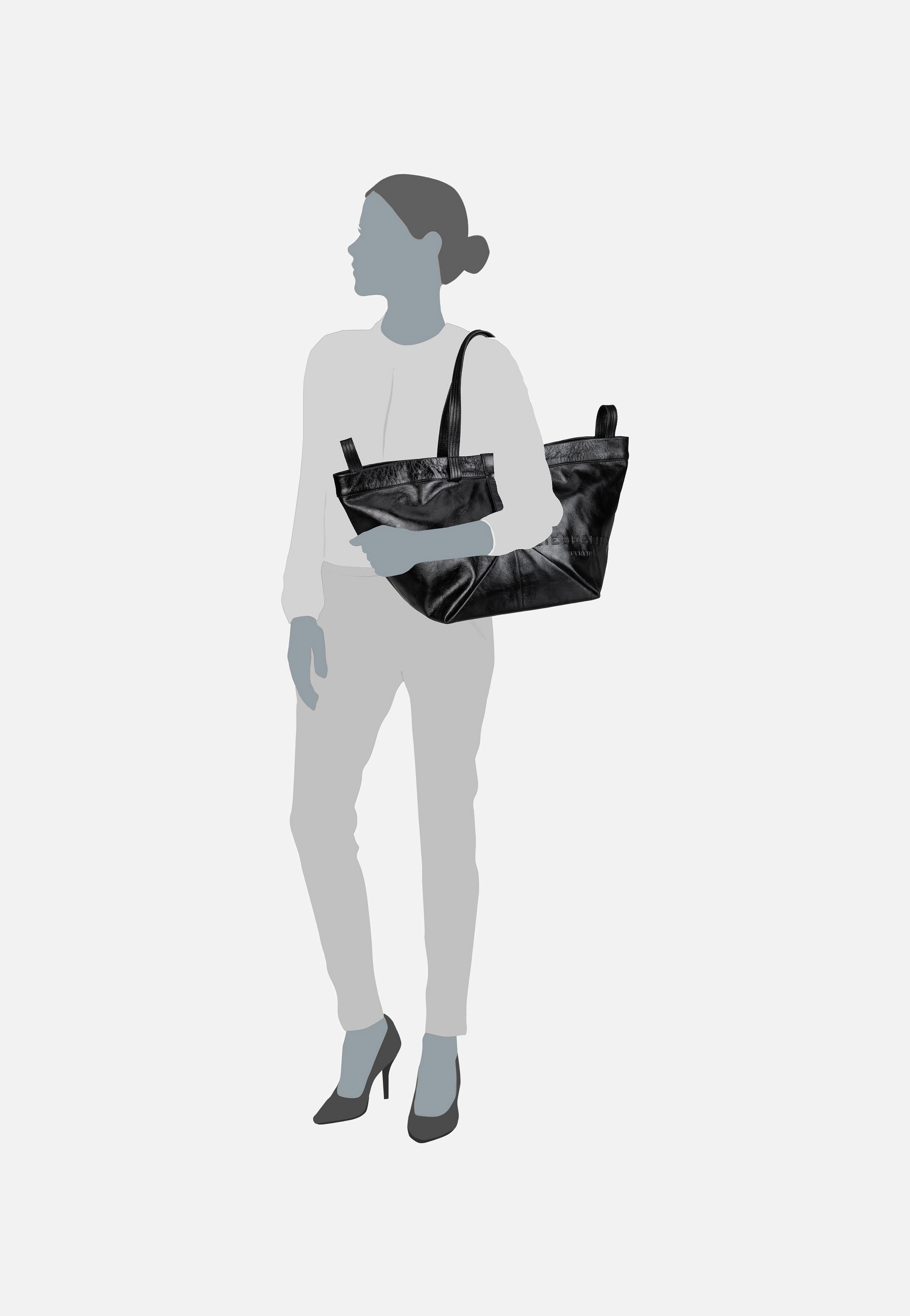 Elvira 2158476 Black - Shopper