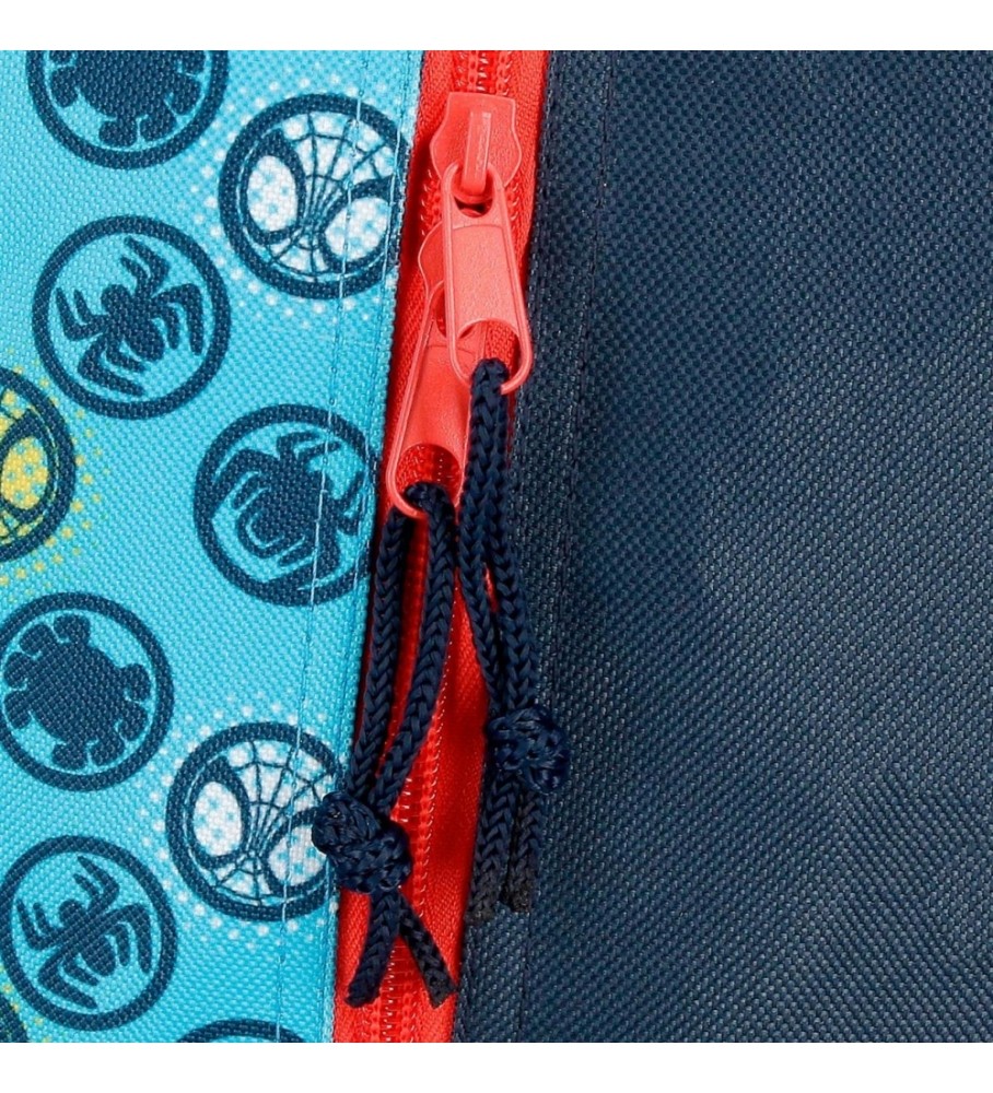 Estojo para lápis Joumma Bags Spidey Team com dois compartimentos, azul