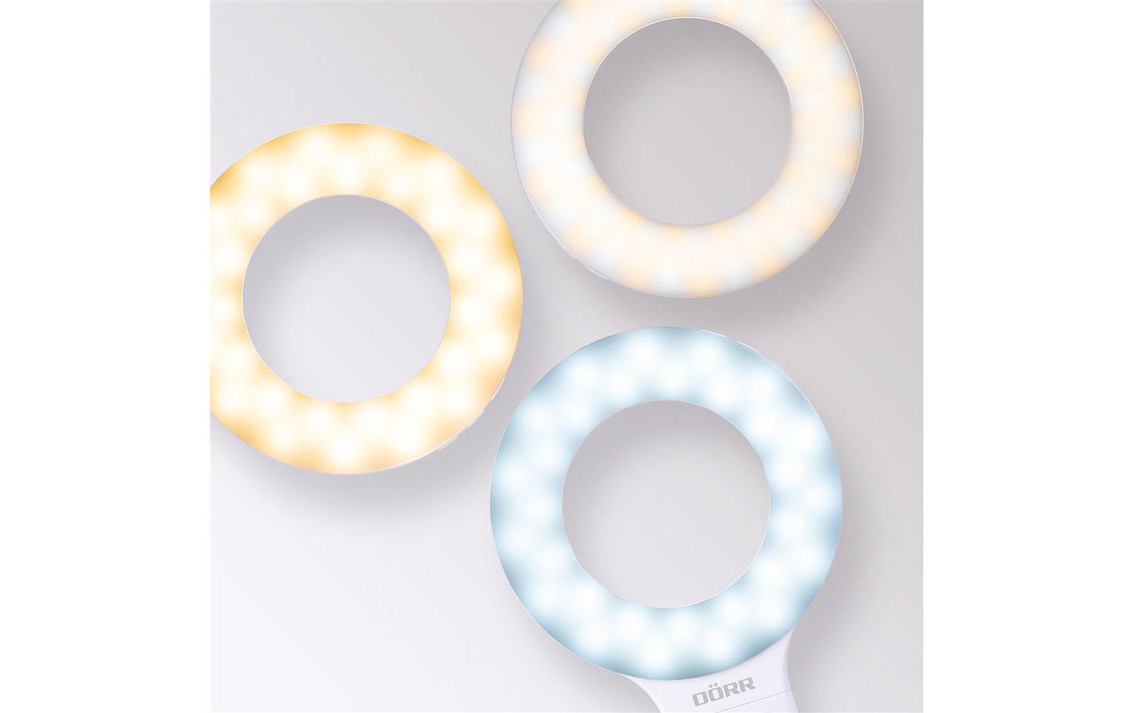 Smartphone LED Selfie Ringlicht SLR-9Hochwertig verarbeitetes LED Selfie Ringlicht für einen perfekten Auftritt auf Social Media