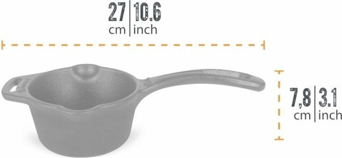 Petromax gietijzeren sauspan