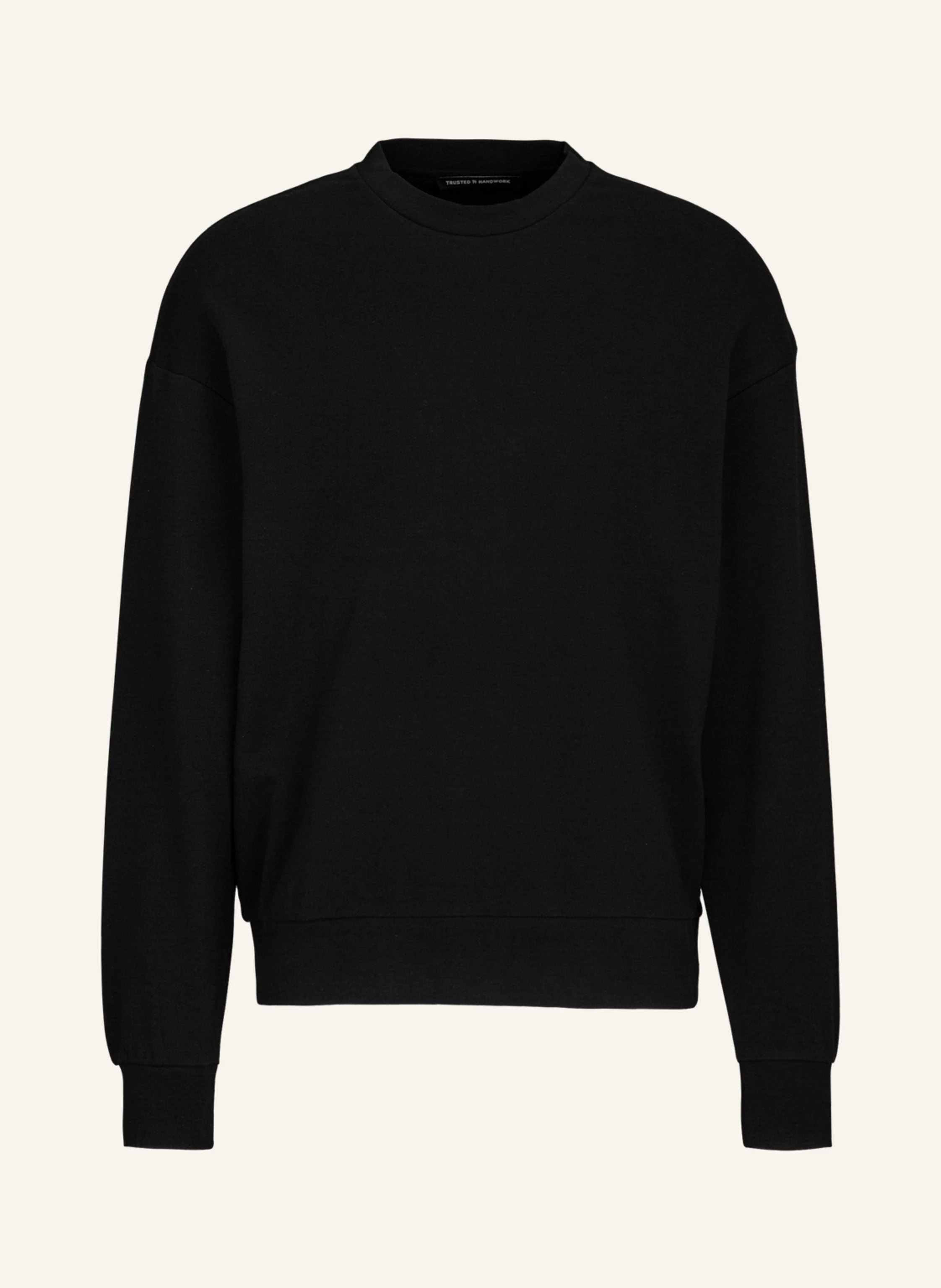 TRUSTED HANDWORK Oversized 1/1-Sleeve Sweatshirt w.Dropped Shoulder