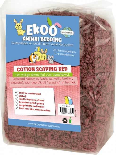 Ekoo bodembedekker cotton scaping red 3 L