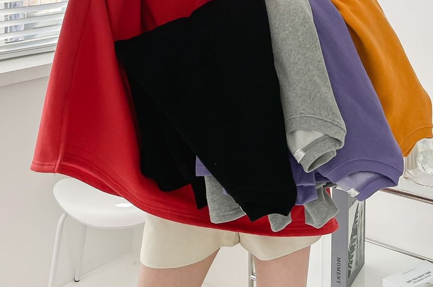 Chubby Girl - Sweatshirt met pofmouwen en losse pasvorm