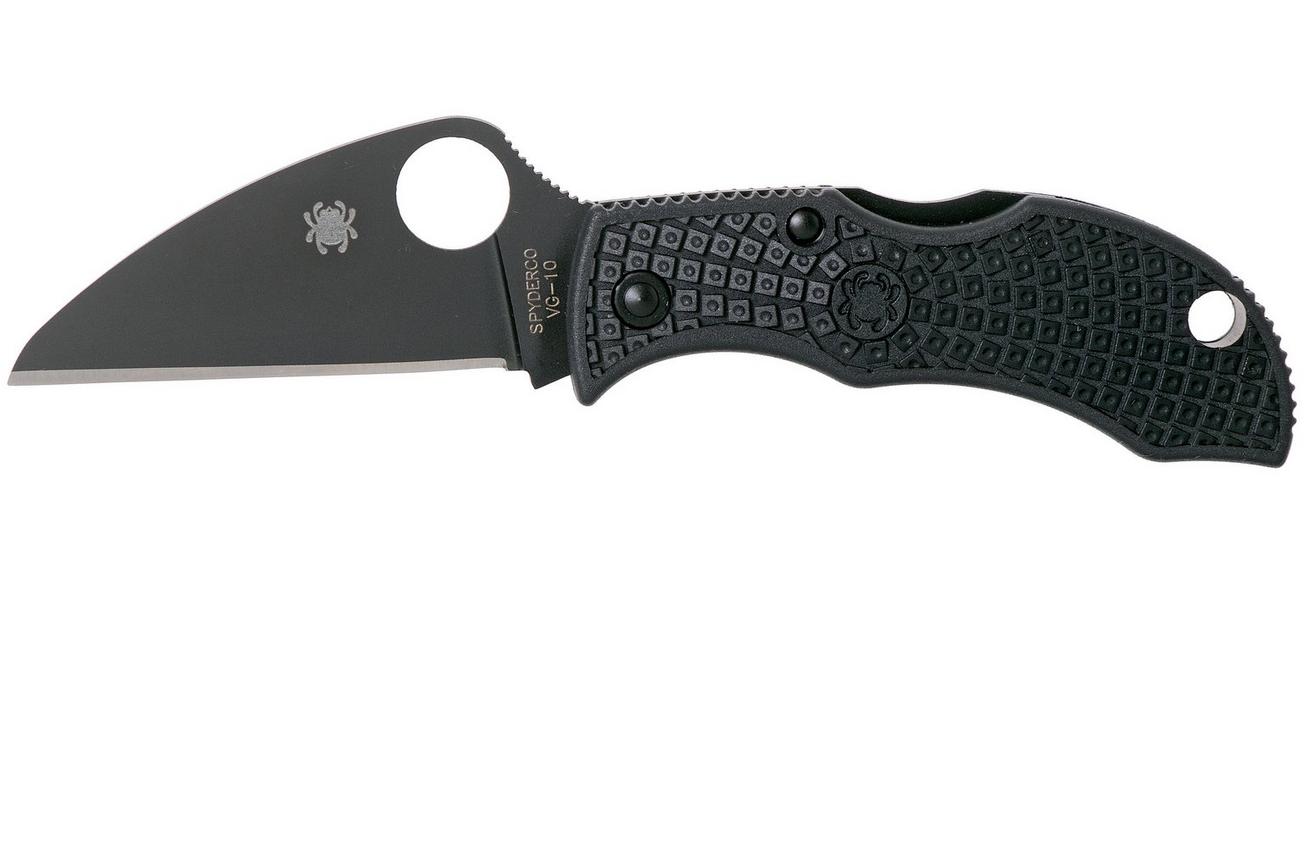 Spyderco Manbug Wharncliffe Black MBKWPBK zakmes