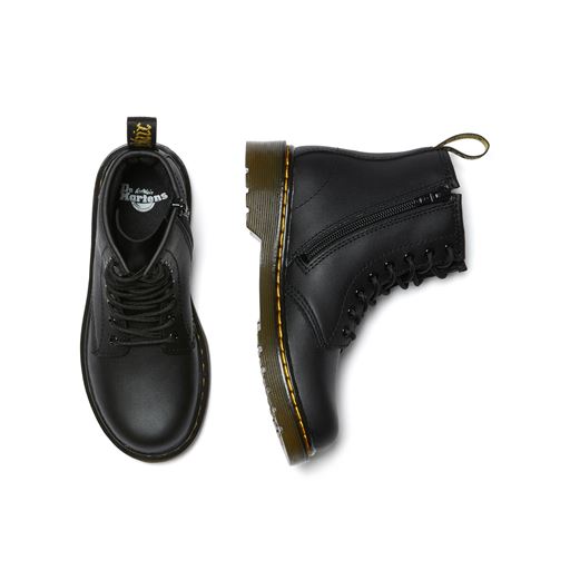Dr. Martens Junior Leather Ankle Støvle, Sort, 35