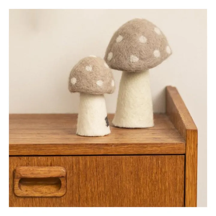 Muskhane Champignon Dotty décoratif en feutre | Sable