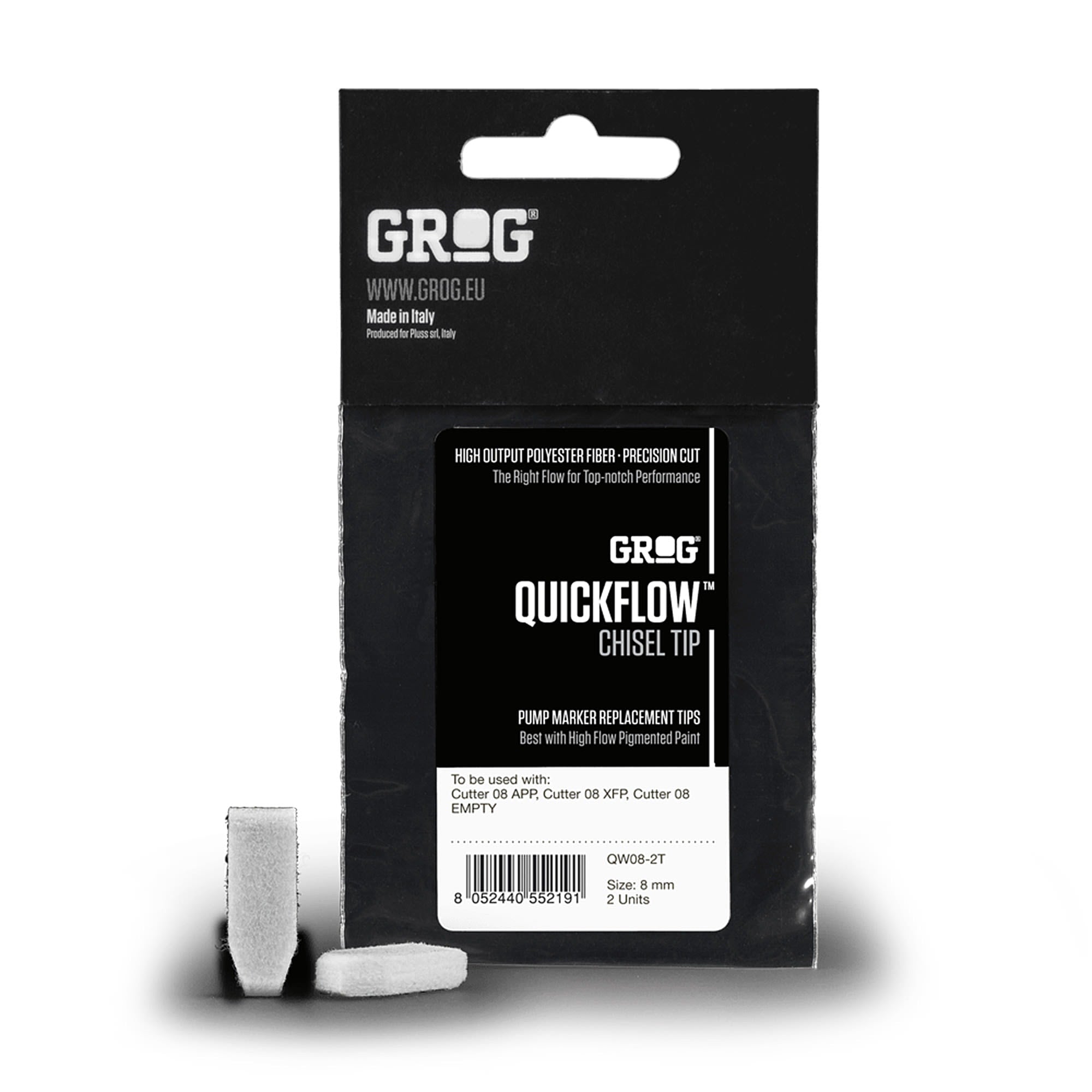 Grog<br>Quickflow Chisel Tip 08 mm - 2 pcs
