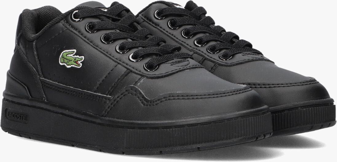 LACOSTE zwarte lacoste lage sneakers t-clip k