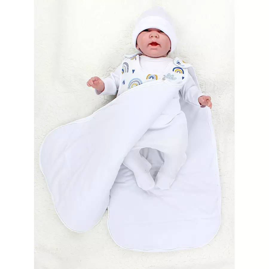 TupTam Baby Ganzjahres Schlafsack Wattiert blaugelb