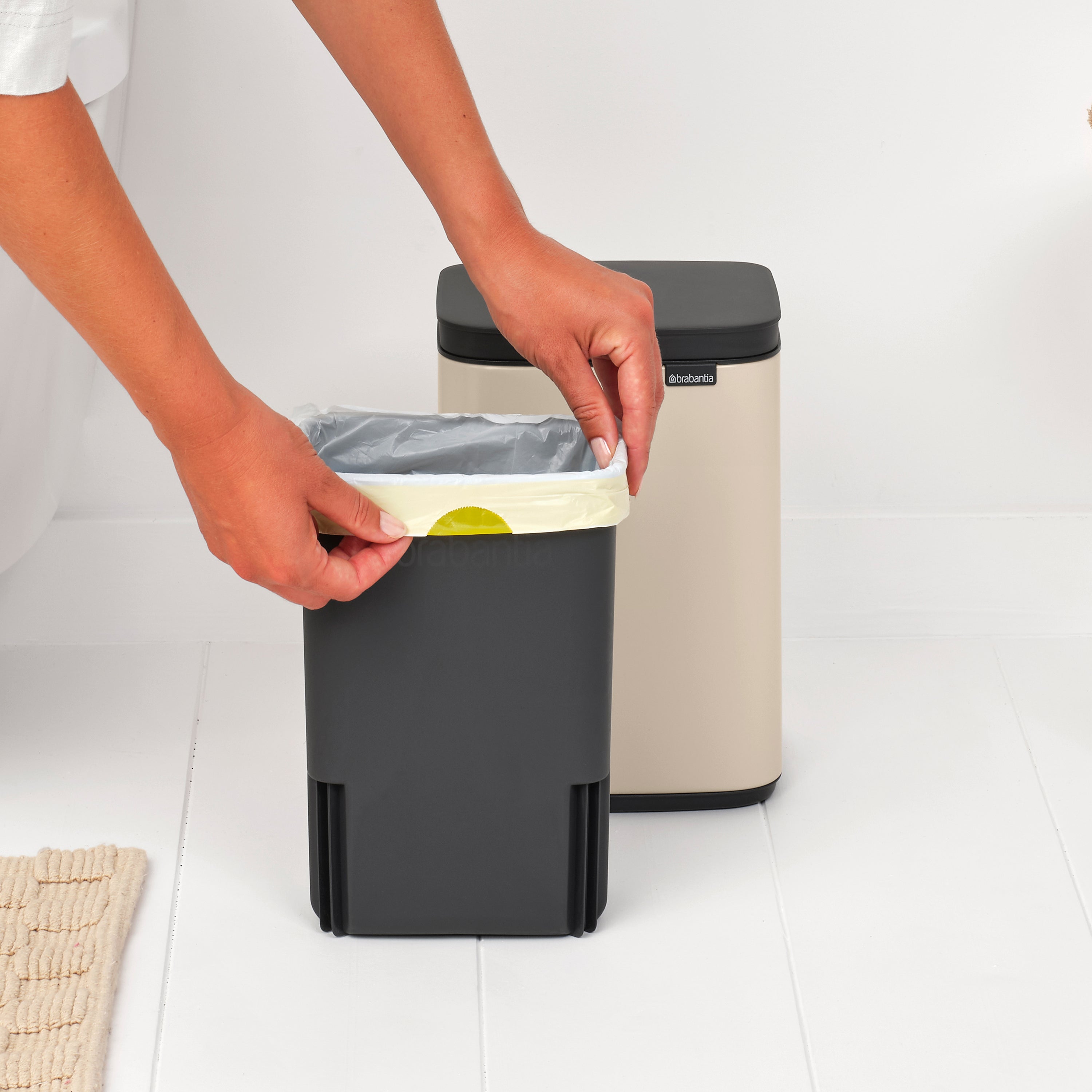 Brabantia Bo Afvalemmer 4 L - Soft Beige