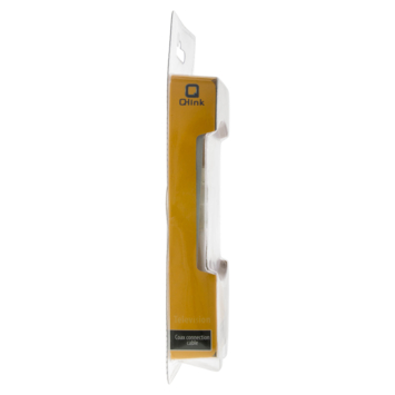 Q-Link coax kabel 3CV2 HF 1 meter stekker rechtwit