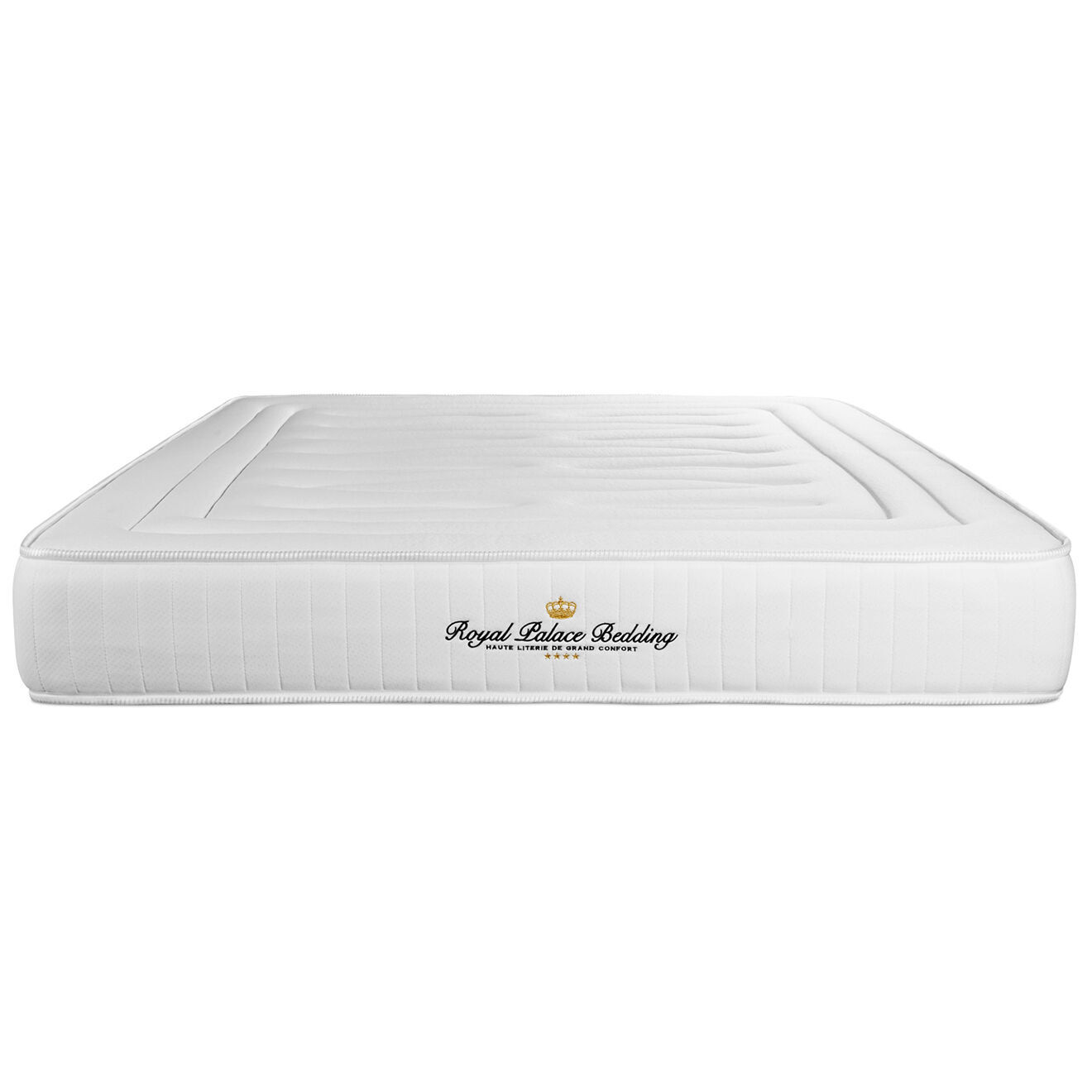 Royal Palace Bedding Ensemble matelas à mémoire de forme & sommier Nottingham noir - 140x190 cm