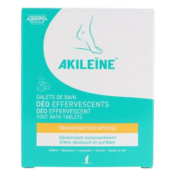 Akileine Pedras Efervescentes para Banho - 6 pedras