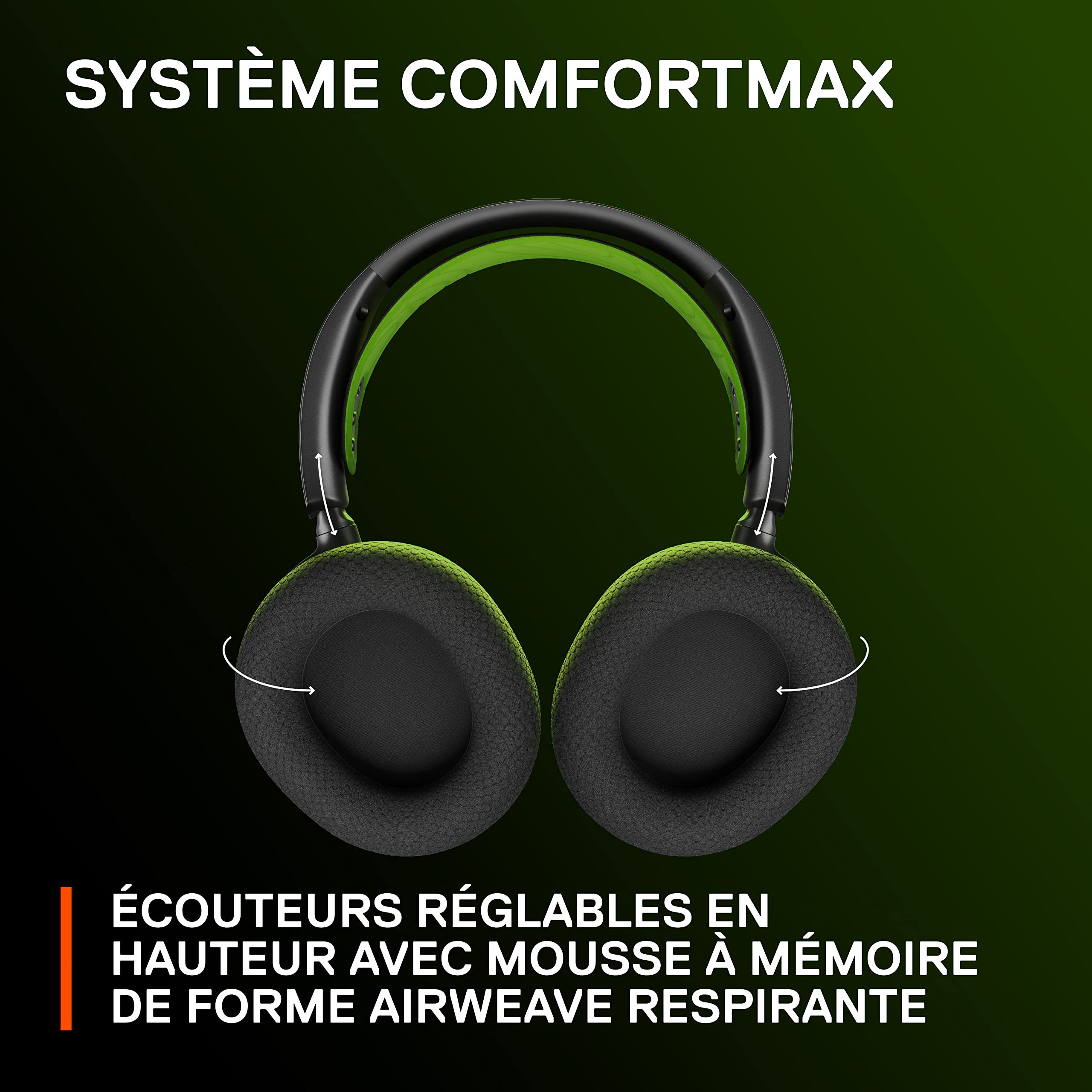 SteelSeries Arctis Nova 7X – Casque de jeu Wireless – Multi-System Gaming & Mobile – Système Nova Acoustic – 2.4 GHz & Bluetooth Simultané – Batterie 38 h – USB-C – Xbox Series X|S, PC, PS5, Switch
