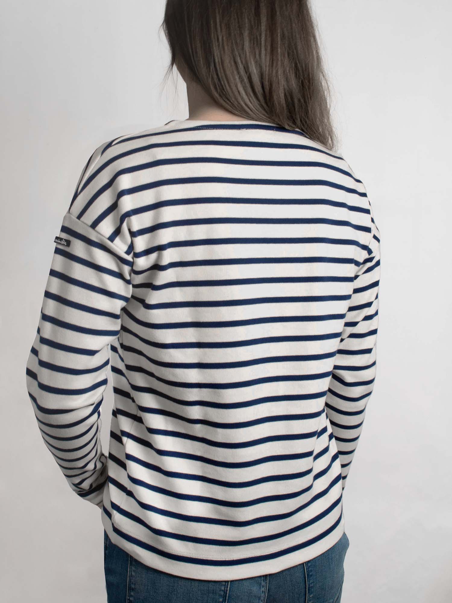 Tee-shirt Femme marinière Fabriquée En France Marine