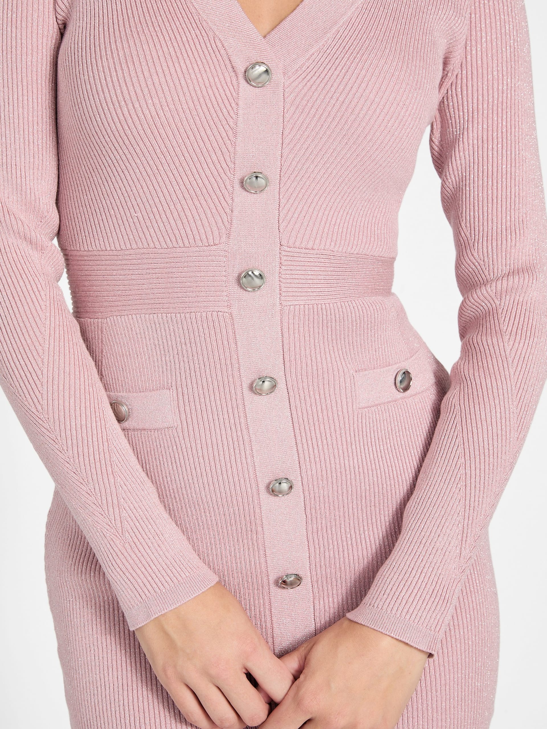 Vestido Cammi de malha metálica