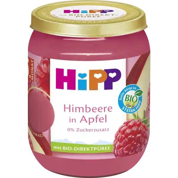 Bio Früchte Himbeere in Apfel