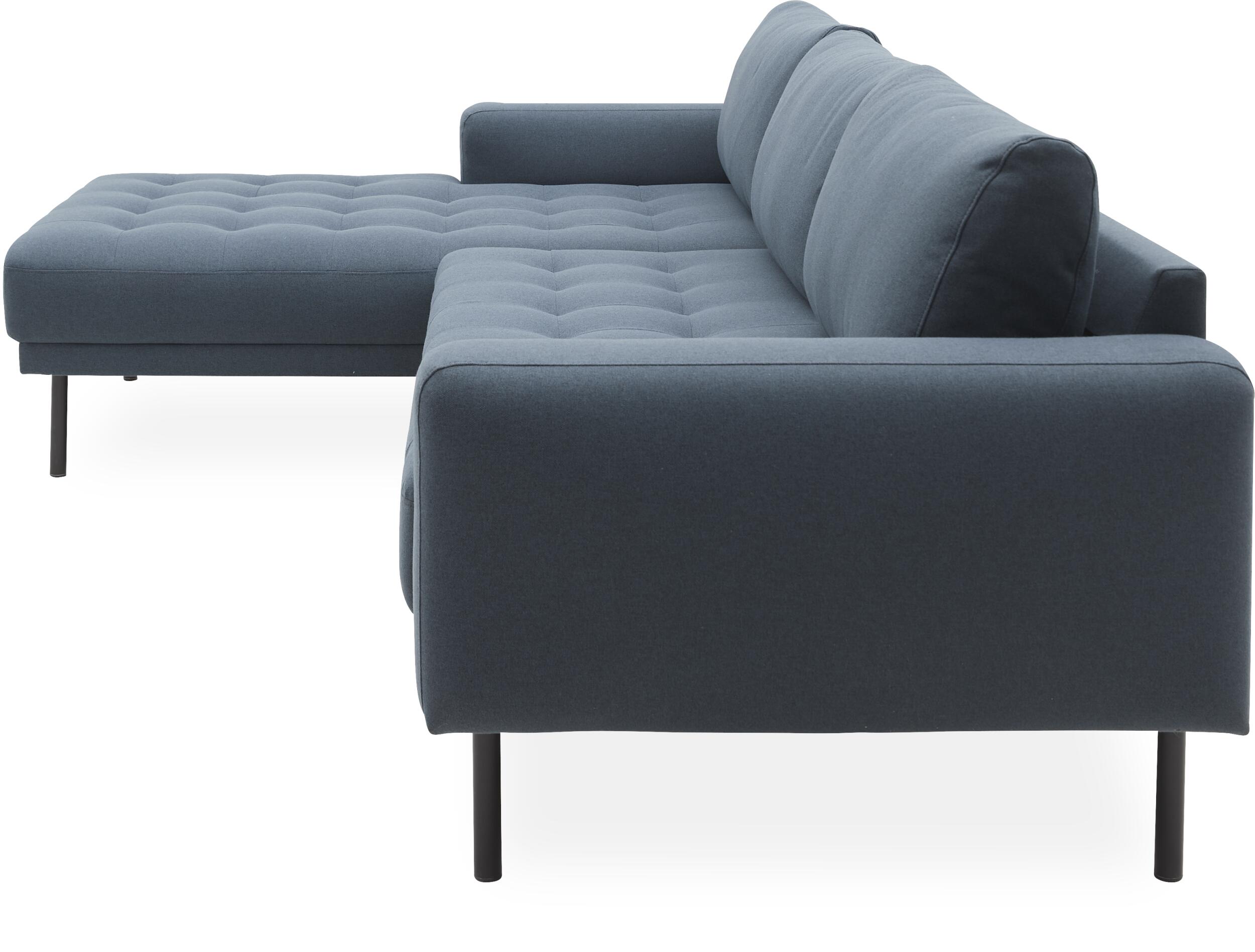 Halfdan venstrevendt sofa med chaiselong