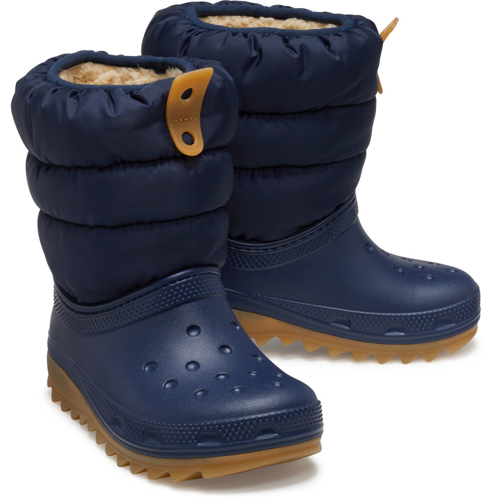 Køb Crocs Navy/Gum Classic Neo Puff Støvle
