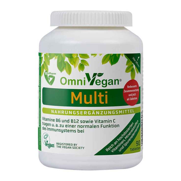 Omnivegan Multi zertifiziert vegan Tabletten, 90 St