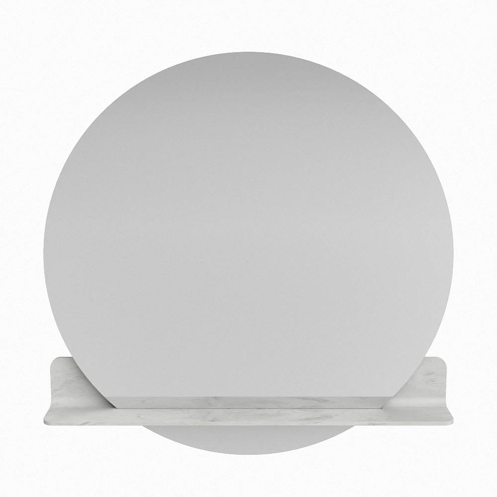 Mondiaz Spot spiegel rond Ø90cm met planchet opalo