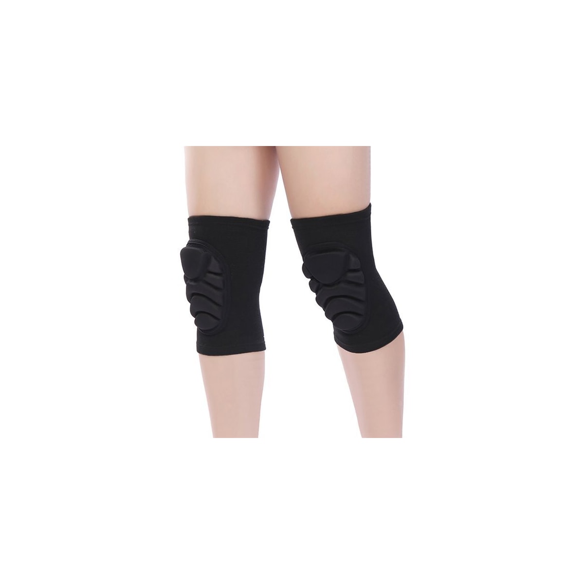 Knebeskyttere med polstring M 2-pakning