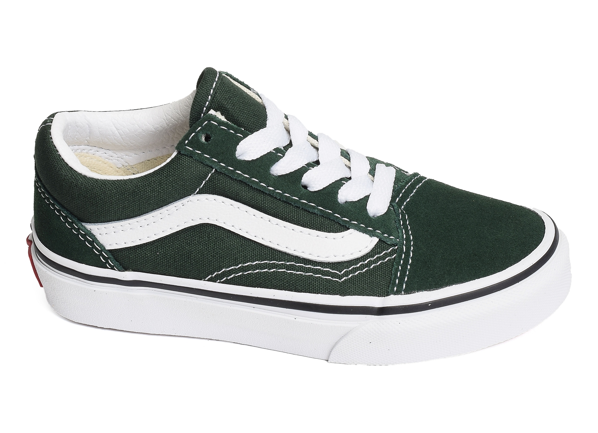 Uy old skool vert blanc