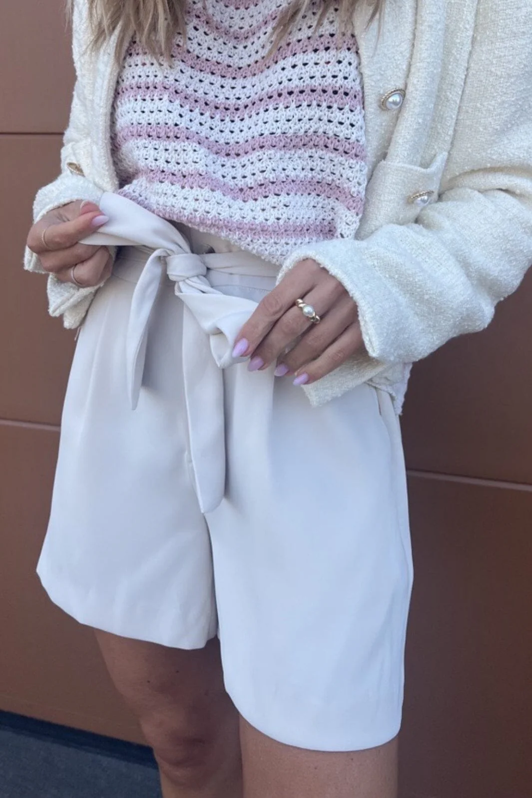 Valentin Studio Pretty Shorts off white
