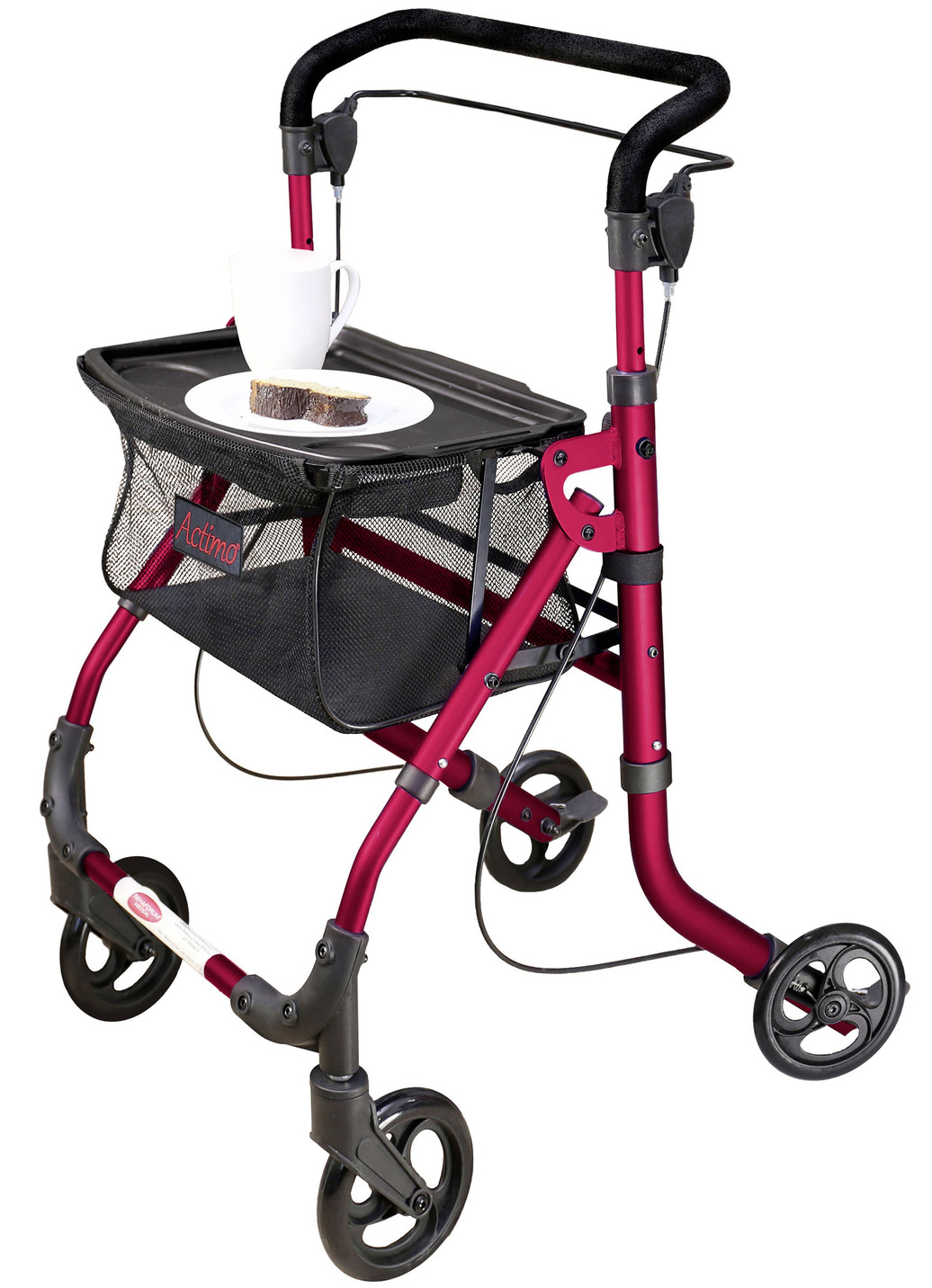 Wohnungsrollator mit Tablett