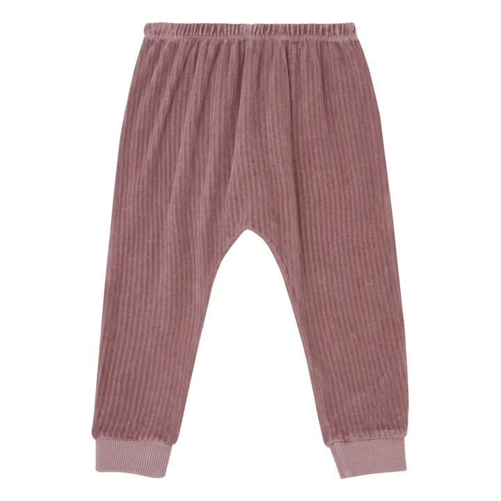 GOLD, Olalala Jogger Coton Bio Velours Côtelé Tayri | Prune
