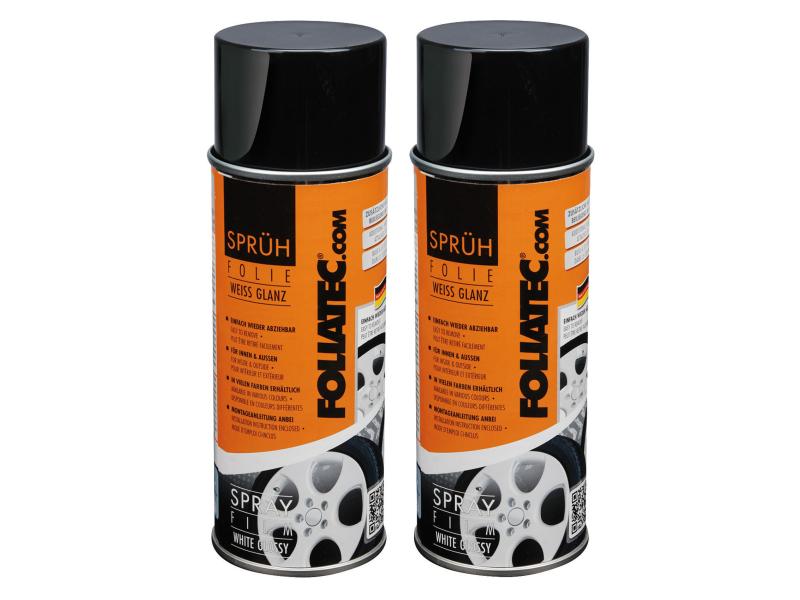 Foliatec Sprühfolie matt Set Schwarz Felgen Sprühfolie