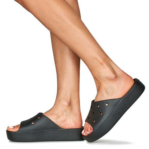 Crocs - Classic Platform Slide Negro