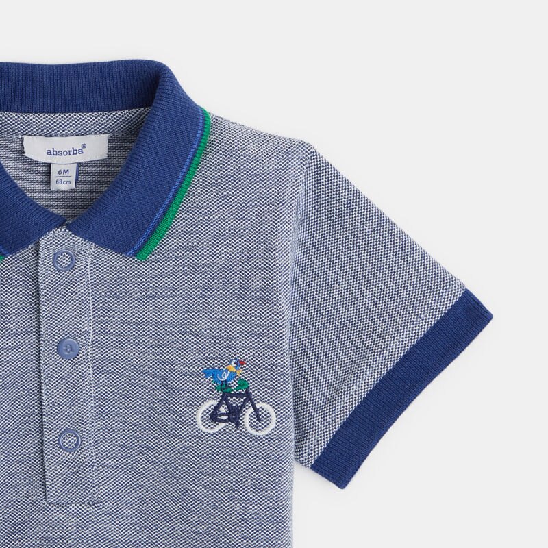 Polo bébé garçon brodé Absorba Aucune nuance