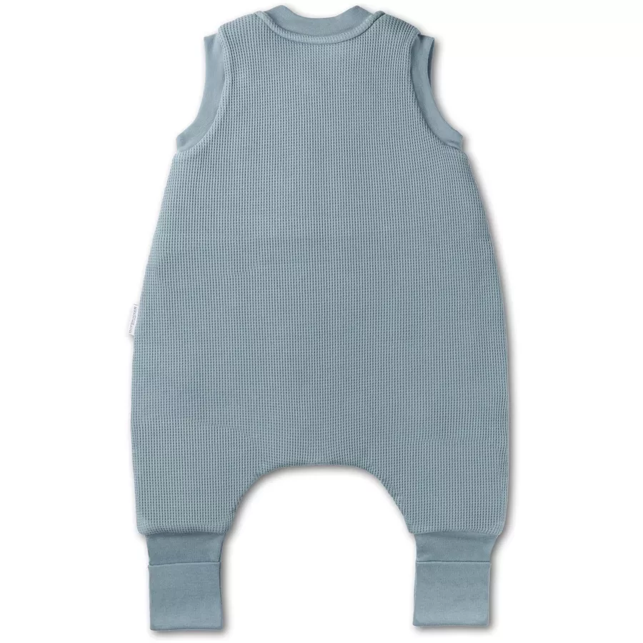 Hofbrucker Baby Winter Schlafsack mit Füßen Matti Taubenblau
